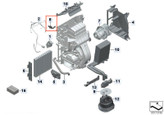 سنسور کنترل دمای داخل کابین کولر بنز (ترموستات کولر ) cls500 اتاق w219
