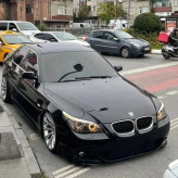 جلو پنجره دولاین دور کرووم ( استیل ) bmw E60 از سال 2004 & 2009