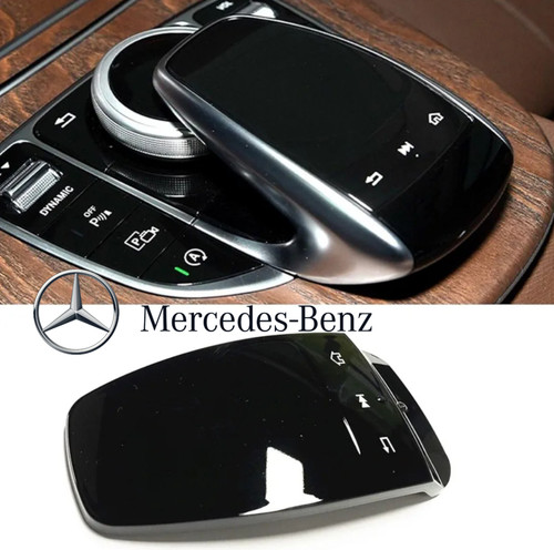 قاب روی موس وسط ( تاچ پد ) کنسول وسط بنز W205,W213,W222,W253,W166 مشکی پیانویی