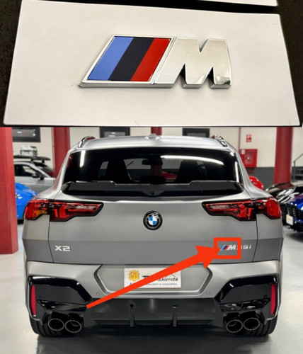 آرم درب صندوق M بی ام و X2 , X1 , iX1 , iX3 , X4 اصلی bmw از سال 2018 & 2026