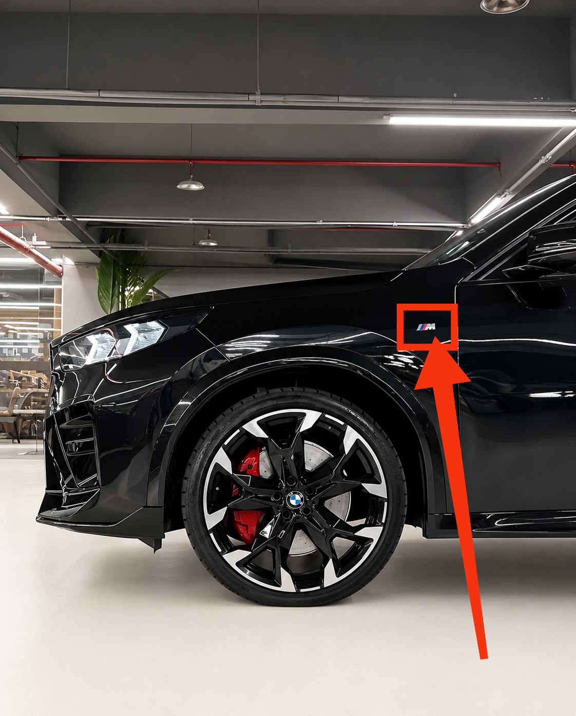 آرم بغل گلگیر جلو M بی ام و X1,X2,X4,iX1, 225L اورجینال bmw  از سال 2019 & 2026
