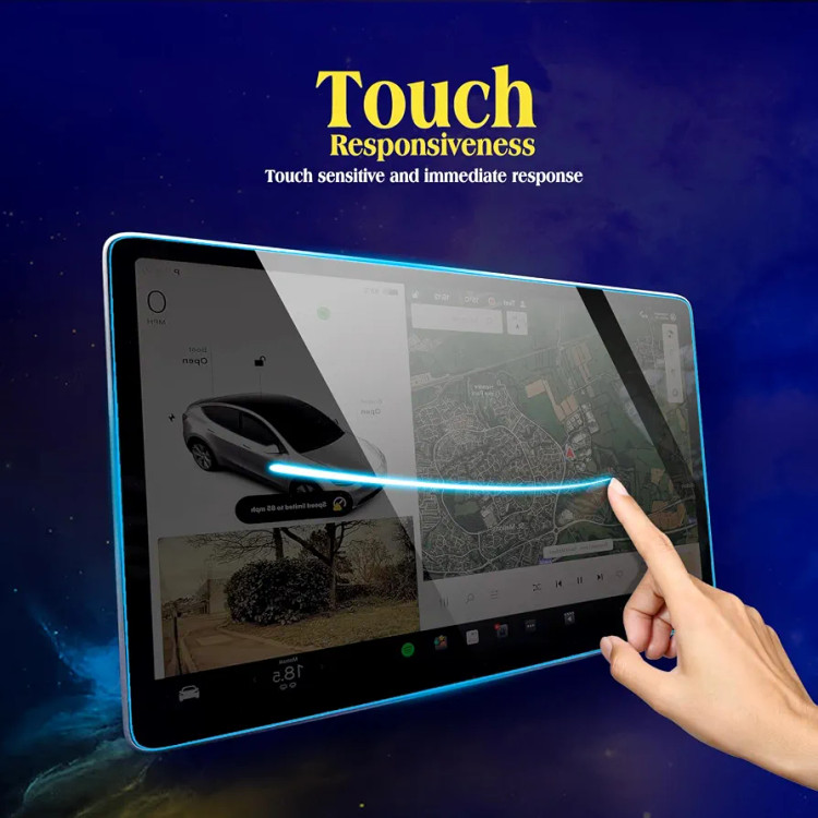 گلس محافظ مانیتور بنز EQE 500 و EQB 500 | مدل 2023 تا 2026