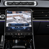 گلس محافظ مانیتور بنز - S-Class W223 | S450 / S500 / S580 | مدل 2021–2026 | 12.8"